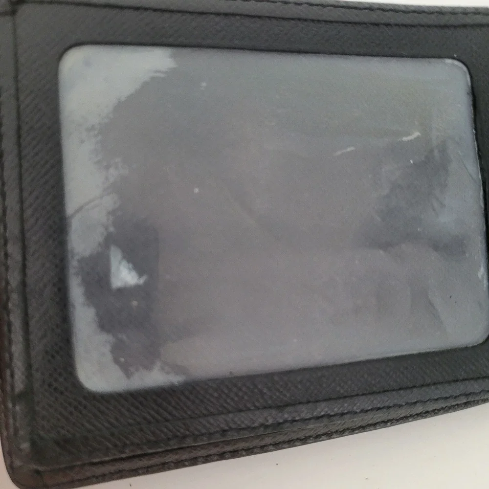 Louis Vuitton Taiga Leather Bifold Wallet Black Ardoise SP0046 Made in France